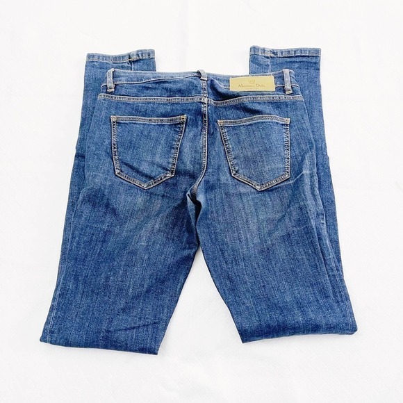 Massimo Dutti Skinny Fit Denim Jeans SZ2 - Picture 5 of 8
